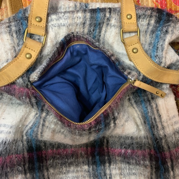 Anthro Schuler & Sons Leather large Tote Purse - Picture 3 of 8